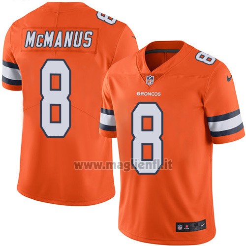 Maglia NFL Legend Denver Broncos Mcmanus Arancione